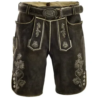 Maddox Trachtenlederhose Silbersee Herren (1-tlg) Trachtenlederhose, Trachtenhose, Bayerische Lederhose, Oktoberfest braun 50