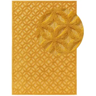 benuta Nest Teppich, Gelb, Textil, Rechteckig, 200x290 cm, Oeko-Tex® Standard 100, wasserabweisend, Teppiche & Böden, Teppiche, Outdoorteppiche