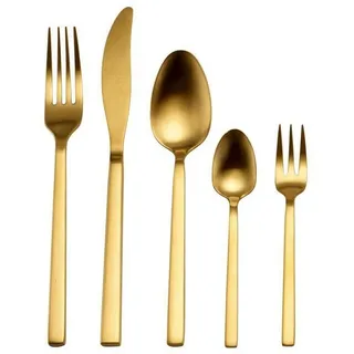 Echtwerk 30 tlg. Set Tafelbesteck "Linus" 30tlg in Gold | Gr.: onesize