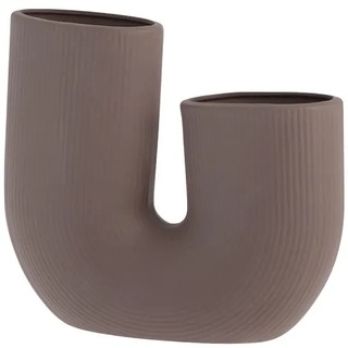 Storefactory [W2023/02] STRÅVALLA Brown Ceramic vase