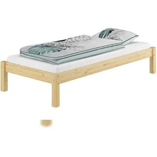 Erst-Holz Futonbett ohne Kopfteil Kiefer massiv 90x200 Bettgestell ohne Zubehör 60.35-09 oR