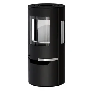 THERMIA Kaminofen »Lübeck«, schwarz, Stahl, 6 kW