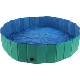 Flamingo Doggy Splash Pool Green/Blue L - (540058500219), Hundespielzeug