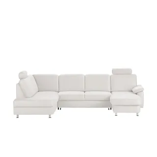meinSofa Wohnlandschaft creme - Mikrofaser Oliver-S ¦ creme ¦ Maße (cm): B: 300 H: 85 T: 202.0