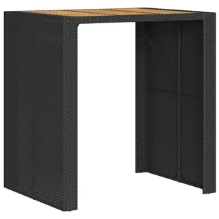vidaXL Gartentisch 105 x 80 x 110 cm Schwarz