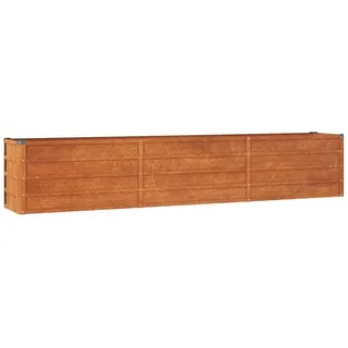vidaXL Hochbeet Rostig 240 x 40 x 45 cm Cortenstahl