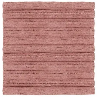 Heckett and Lane Badematte Vivienne Bidetmatte 60x60 Shady Pink 60x60, Badematte Badteppich Duschvorleger Matte bunt
