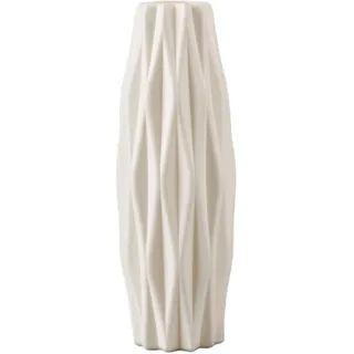 Diamantf√∂rmige, Quadratische Pp-vase ‚Äì Antike Dekoration Für Blumen, Zuhause & Büro ‚Äì Weiß, Rosa, Grün ‚Äì 7 X 21 Cm, 1 Stück