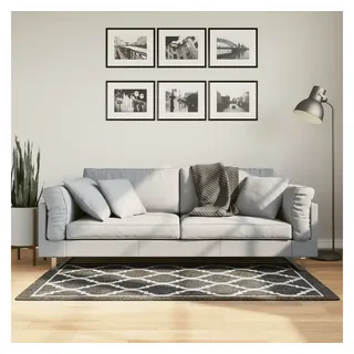 vidaXL Lia Teppich 80 x 150 cm Schwarz/Weiß