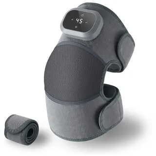 Schulter Massagegerät - Tragbarer Schultermassage Gerät mit Wärme und Vibration, Triple Method Shoulder Massager, Touchscreen-Steuerung, 5 Wärme & 3 Vibrationsmodi für Schultern, Ellbogen und Knie