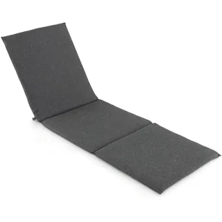 COSTWAY Liegenauflage, Auflage für Sonnenliege, Polsterauflage für Gartenliege, Liegestuhl, 182 x 59 x 4,5 cm (Dunkelgrau)