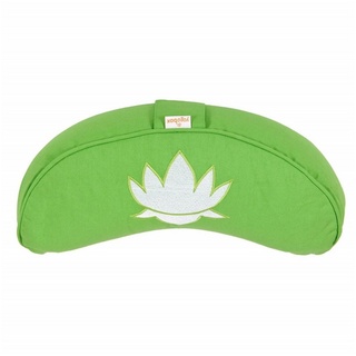 yogabox Yogakissen Halbmond BASIC Lotus Stick weiß grün