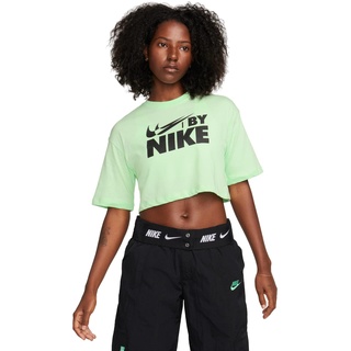 Nike Damen W NSW Crop Tee Gls, Vapor Green/Black, FZ4635-376, L