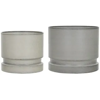House Doctor - Pepple Blumentopf, sand (2er-Set)