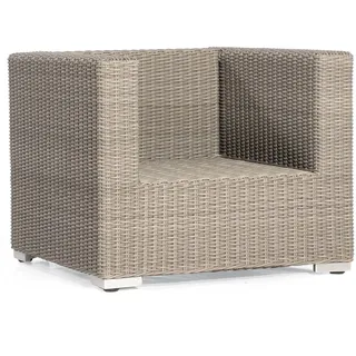 SonnenPartner Residence Loungesessel Aluminium Polyrattan stone-grey