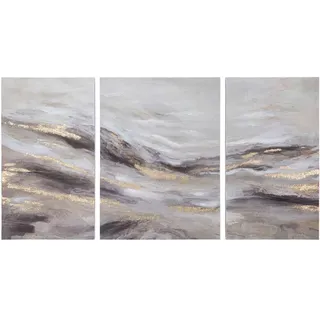 Mauro Ferretti, Bilder, Bild auf Leinwand Monty (3er-Set) (150 x 80 cm)