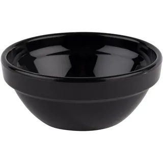 APS 79021 Schale FRIENDLY BOWL Ø 10 cm, Höhe 4,5 cm, 0,15 Liter, schwarz, hergestellt aus gebrauchtem Plastik, Made in Germany