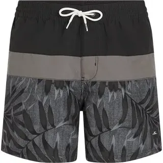 O'Neill - O'Neill Cali Block 15' Badehose Herren black dipped leaves - schwarz