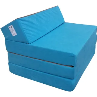 Natalia Spzoo Schlafsessel Klappmatratze Faltmatratze 200x70x10cm, 0811331 - Blau