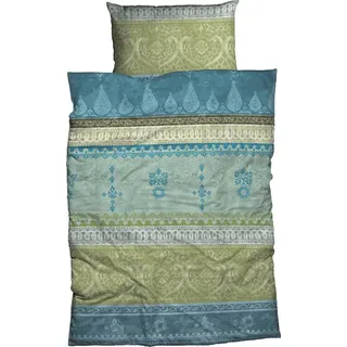 Casatex Indi romantisch/orientalisch grün 135 x 200 cm + 2 x 40 x 80 cm