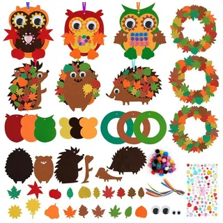 luxuskollektion Filz Bastelset Herbst Deko 9er Set