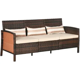 Outsunny 173 x 78 x 68 cm Braun