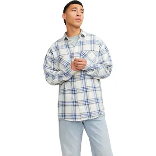 JACK & JONES JJEMICHAEL Overshirt kariert Crockery L