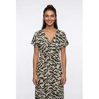 Vero Moda Maxikleid VMMENNY SS 7/8 KAFTAN WVN GA Viskose, loose fit beige XS (34)