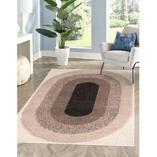 Hochflor-Teppich Rikmani Shaggy Teppich, Flauschiger Teppich Weicher Teppich, Rikmani bunt 120 cm x 170 cm