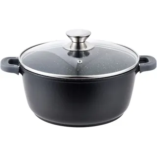 rukauf HQ Premium XXXL Kochtopf mit Keramikbeschichtung 18 Liter 40cm Durchmesser Keramik Design Kasan/Kazan