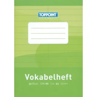 Stylex Vokabelheft A6 32 Blatt