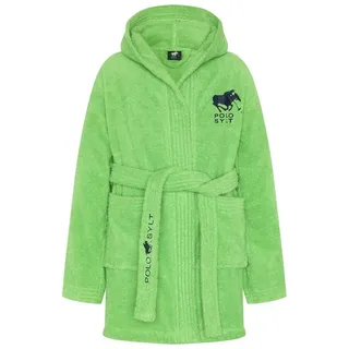 Polo Sylt Bademantel mit Logo-Stickereien Grün 122/128