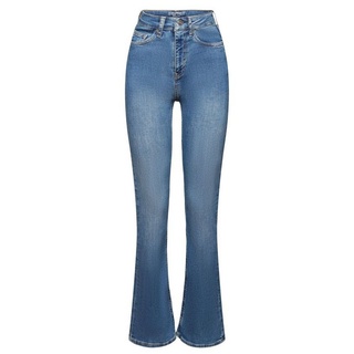 Esprit Bootcut-Jeans Bootcut-Stretchjeans mit hohem Bund blau 28/30
