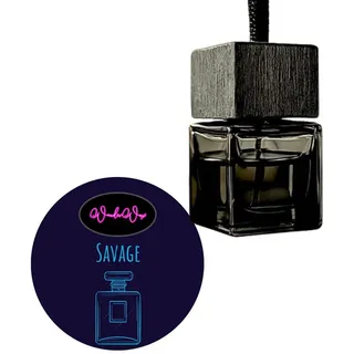 wonderwax Auto Duft Quadratisch schwarz 2 St. 8 ml