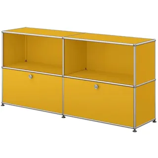 USM Haller Sideboard mit 2 Klapptüren goldgelb