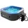 185 x 185 Grau/Blau inkl. LED-Beleuchtung