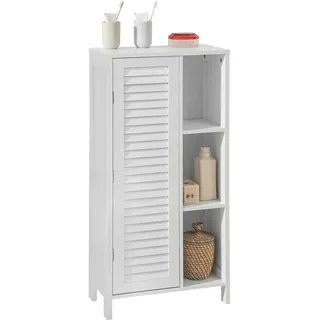 SoBuy BZR39-W Hochschrank 48 x 96 x 24 cm Weiß Holzwerkstoff