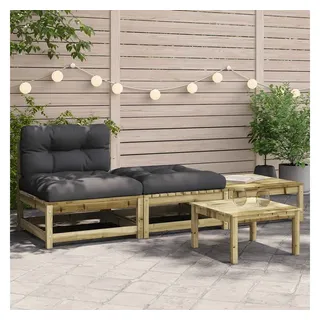 vidaXL Gartensofa Loungesofa Kiefer