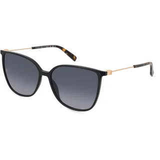 Tommy Hilfiger eyewear TH 2095/S Damen-Sonnenbrille Vollrand Cateye Kunststoff-Gestell, schwarz