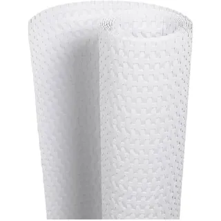 vidaXL Balkon-Sichtschutze Weiß 255 x 19 cm Poly Rattan 10 St.