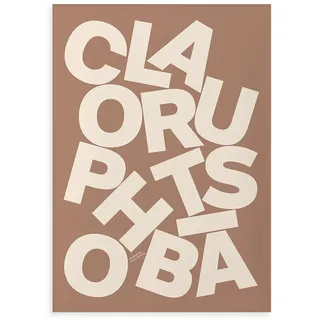 Paper Collective - Claustrophobia Poster, 70 x 100 cm