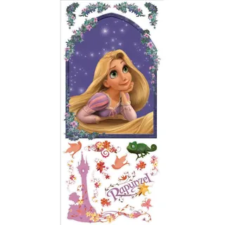 RoomMates® Jumbo Großes Disney Princess Rapunzel Flynn Prinz Wandtattoo Wandsticker Wandbild