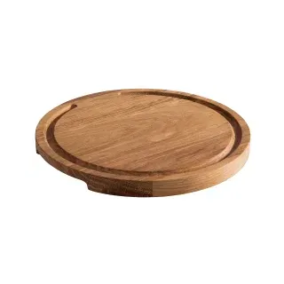 APS PIZZA Servierbrett Eiche 1-tlg. 24 x 2 cm