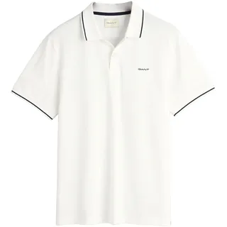 GANT TIPPING SS PIQUE POLO weiß XL