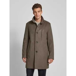 Mantel mit Stehkragen Modell 'Hyde', Taupe, 58