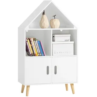 SoBuy Kinderregal KMB58 60 x 103 x 30 cm Kiefer weiß