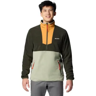 Columbia sequoia grove Herren-Fleece, halber Reißverschluss, Grünlandschaft/Sonnenstein/Safari/Spicy Pull, S