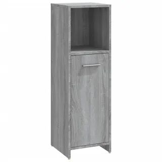 vidaXL Badschrank 30 x 95 x 30 cm Grau