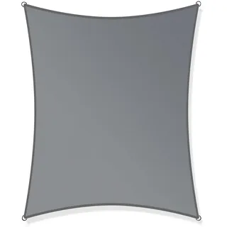 toboli Sonnensegel Rechteck 2x4m Windfester Sonnenschutz UV 30+ für Garten, Terrasse und Balkon