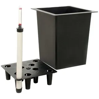 Vivanno Pflanzeinsatz 39 x 39 x 32 cm Schwarz